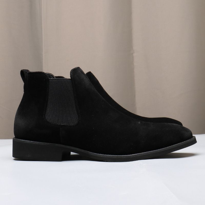 Atmungsaktive Stiefel Modische Herrenstiefel In ÜbergrößeSanded, Breathable Martin Boots For Men In Extra Large Size, English Chelsea Style Boots_vogvips.com