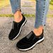 Comfortable Cross-Strap Low-Top Sneakers For Women & Men - Breathable Cushioned Casual Shoes With Thick Sole (Black/Blue/Khaki, Sizes 36-47)_vogvips.com
