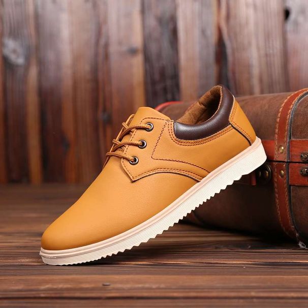 Euro Step 2025 Men's Casual Leather Summer New Brogue British Business Formal Versatile Work Shoes_vogvips.com