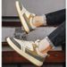 Men's Casual Sneakers Breathable Round-Toe Low-Top Shoes With Rubber Sole For Comfort And Style Casual Sneakers Trendy Shoes_vogvips.com