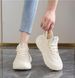 Cross-border Excrement Sense Explosion Coconut Shoes Women Spring And Autumn Show Feet Small Breathable Soft Soles Sneakers_vogvips.com