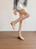 Korean Style High-heeled Cool Boots For Women In Summer, Hollowed Out High Boots With Sexy Straps, Long Boots For Vacation, Roman Cool Boots_vogvips.com