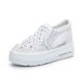 Rhinestone Flower Women's Mesh Hidden 7cm Height Increase Wedge Heels 2025 New Spring Summer Platform Casual Shoes_vogvips.com
