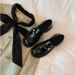 Soft Version~Women's Slip-on Loafers With Small Gold Coins, High-heeled British Style Leather Shoes, Chunky Heel, Soft_vogvips.com