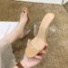 High 2024 New Transparent Crystal Open Toe Cool For Women's Summer Outwear Thick Heel Slippers Large_vogvips.com