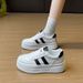Little White Shoes Female And Female Students Leisure Sports Versatile Board Shoes Street Shooting_vogvips.com