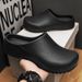 Litfun New Men Slipper Comfort Garden Clog Mule Summer EVA Waterproof Rubber Sandal For Worker Outdoor Fihing_vogvips.com