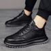 Autumn And Winter Fashion True Microfiber Men S Casual Leather Shoes Non Slip Kitchen Trendy Sports_vogvips.com