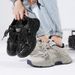 Men's 2025 New Summer Mesh Breathable Gray Dad Student Thick Sole Height Increasing Sports And Leisure Running Shoes_vogvips.com