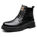 European Warm Series Winter Martin New Business Casual Men's Genuine Leather Wool Warm Cotton High-top Snow Boots For Men_vogvips.com