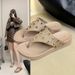 Gaomeilun Fashionable Rivet Flip-Flops For Women, New Summer Casual Thick-Soled Beach Sandals_vogvips.com