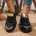 Slope Heel Mesh Casual Versatile Sports Shoes For Women's New Large Breathable Single Shoe_vogvips.com