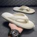 Fashion Outdoor Wear Soft Sole Wedges Couple Flip-flops Beach Men_vogvips.com