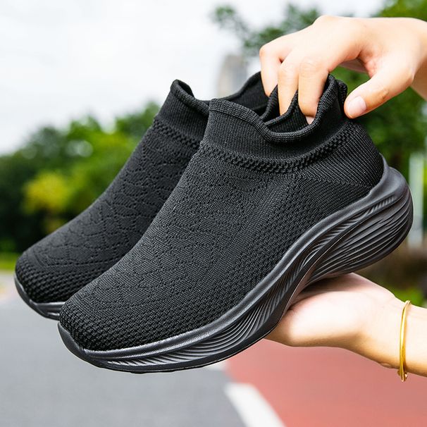New Women Walking Shoes Fashion Women Flats Shoes Comfort Casual Women's Shoes Outdoor Lightweight Sneakers Zapatos De Mujer_vogvips.com