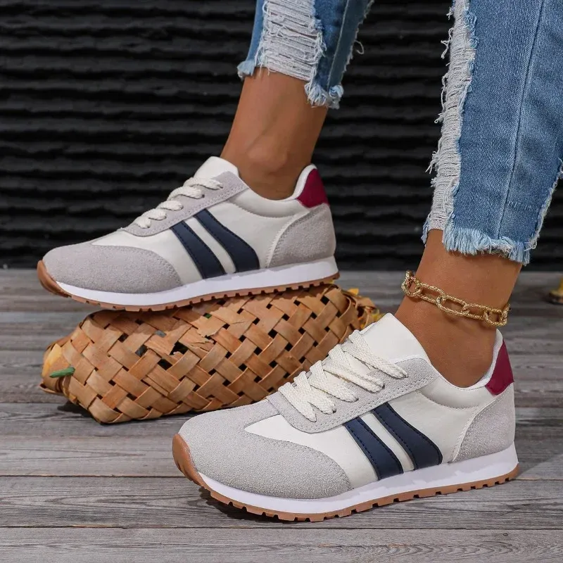 New Casual Fashion All-match Running Breathable Cloth Surface Lightweight Sports Women's Shoes Zapatos De Mujer_vogvips.com
