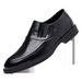 New Men's Leather Shock Absorption Business Formal Slip-On Casual Versatile Shoes For Men_vogvips.com