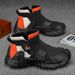 High-top Men's Autumn New Versatile Martin Boots Sports Running Casual Trendy Shoes Slip-on Lightweight Non-slip Outdoor_vogvips.com