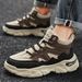 Men's Shoes Retro High Top Sneakers For Men In Autumn And Winter For Students In Color Matching Trendy Thick Soled Height Enhancing Daddy Shoes_vogvips.com