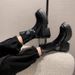 Petite Slim Stretch For Women 2024 Autumn Winter New Platform Thick Sole Over-the-Knee Patent Leather High Tube Riding_vogvips.com