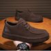 Leather Casual Breathable Soft Sole Office Loafers Designer Shoes Men Italian Brand Moccasins Zapatos Hombre_vogvips.com