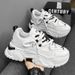 for Mens White Platform Sneakers Fashion Versatile Board Men's Simple Niche Comfort Sports Shoes Tenis Masculino_vogvips.com