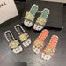 Women's Summer Trendy Fashion Sandals Casual Slippers Flat Non Slip Shoes_vogvips.com