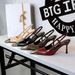 Elegant Women S Pointed Toe High Heel Pumps With Metallic Buckle Strap Patent Leather Dress Shoes For Parties_vogvips.com