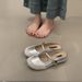 Closed-Toe Mules 2025 Summer Silver Thick-Soled French Style Outdoor Soft-Soled Height-Increasing Women's Shoes With_vogvips.com
