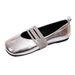 Fashion French Flat Design Single 2025 New Summer Fairy Style Retro Rhinestone Mary Jane Shoes_vogvips.com