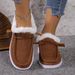 Women's Shoes Low Heel Cotton Casual Shoes With Thick Sole, Round Toe, Comfortable And Warm For Winter Spring Fall_vogvips.com