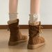 Melard Thick-Soled Fleece-Lined Thickened Snow For Women 2025 New Autumn Winter Versatile Warm Short Boots_vogvips.com