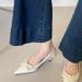 French-style Pointed-toe Bowknot Shallow Dress Shoes For Women, 2026 Spring New Model, Sexy And Elegant Socialite Style,_vogvips.com