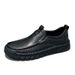 Genuine Leather Sole Loafers Wide Toe Casual Slip-On Soft Cowhide Comfortable Driving Handmade Men's Shoes_vogvips.com