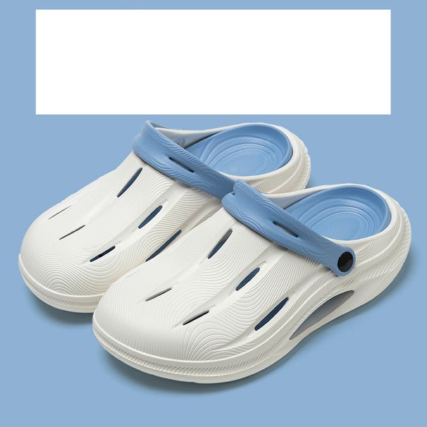 Hole Shoes For Men In Summer, Thick Soled Outdoor Sports Creek Tracing, Sandals And Slippers, Outdoor Leisure Soft Soled Beach Shoes_vogvips.com
