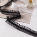Ballet Style Pearl Bow Lace Fungus Ruffle Shoelaces Suitable For Ballet Shoes T Head_vogvips.com