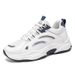 Spring New Breathable Mesh Men's Versatile Little White Thick Sole Sports And Casual Dad Trendy Shoes_vogvips.com
