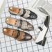 Casual Leather Crocodile Pattern Fashion Thick Sole Wedding Young Men British Style Business Formal Men's Shoes_vogvips.com