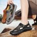 Sandals New Casual Hollow Breathable Mesh Men's Summer Hiking Shoes_vogvips.com