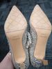 Cameido Wedding Mary Jane High Heeled With Pearl And Rhinestones Thin Heel Pointed Toe One Strap Single Shoes_vogvips.com