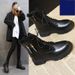 Martin Boots Women's British Style 2025 New Autumn And Winter Plush Boots Thick Bottom Short Boots Look Thin Single Boots_vogvips.com