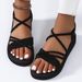 Cross-border Foreign Trade Women's Non-slip Wear-resistant Comfortable Soft Sole Mid-heel Sandals_vogvips.com