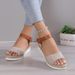 New Women's Sandals Bow Rope Bottom Light Casual Women's Shoes Fish Mouth Platform Sandals_vogvips.com