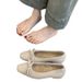 Single Shoe Women's 2025 New Versatile French Sweet Temperament Elegant Woolen Bow Warm Commuting Shoes_vogvips.com