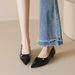 Pointed Single Shoes Women's Low Heel Shallow Mouth Niche Pleated Ladyshoes Temperament Shallow Mouth Commuting Women's Shoes_vogvips.com