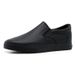 2024 NEW Men's All Black Loafers Slip-on Student Skate Shoes Sports Style Student Gymnastics Shoes Work Work Shoes Men Sneakers_vogvips.com