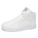 High Top White Men, Autumn New Breathable For Male Students, Trendy And Versatile Thick Soled Sports, Casual Board_vogvips.com