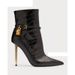 Runway-Worthy Stiletto Boots – Ultra-Thin Heel Pointed-Toe Ankle Boots For Women (Black/Burgundy, Sizes 35-44)_vogvips.com