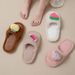 Fruit Color-Block Cotton For Women Winter Home Warmth Girls' Plush Slippers_vogvips.com