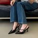 2026 Early Spring New Korean-style Pointed-toe Stiletto Backless Shallow-cut Women's Shoes, Elegant And Mature Style_vogvips.com