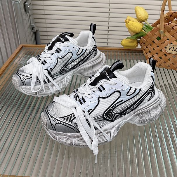 Women’s Shoes Thick-soled Women's Casual Shoes Breathable Mesh Shoes_vogvips.com